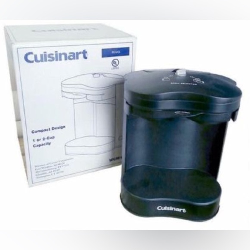 Cuisinart WCM11 2-cup Coffee Maker, Black Finish